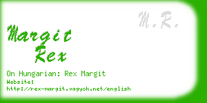 margit rex business card